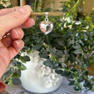 Vintage Silver Heart Necklace